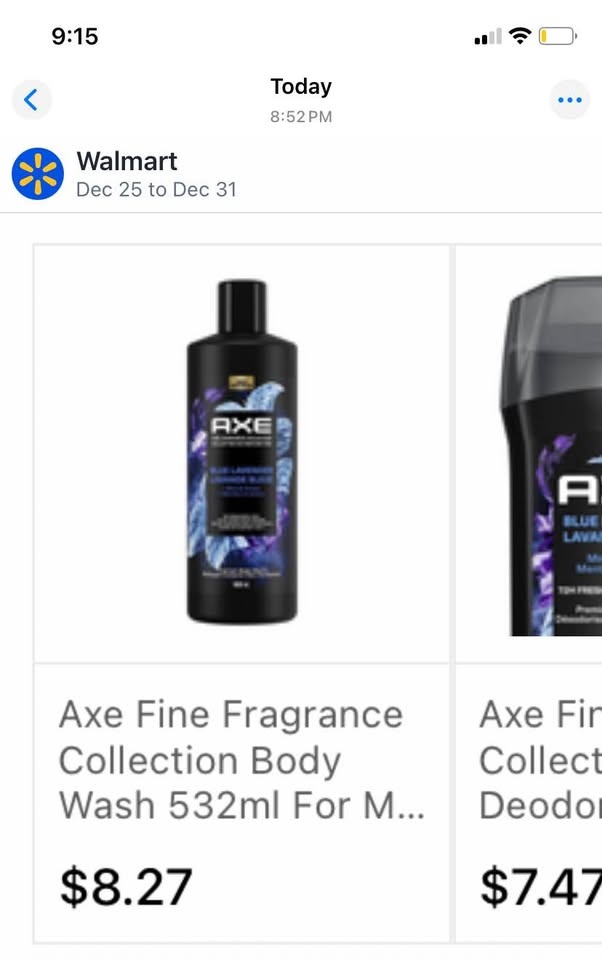 15 bottles Axe Blue Lavender Body Wash - photo 2
