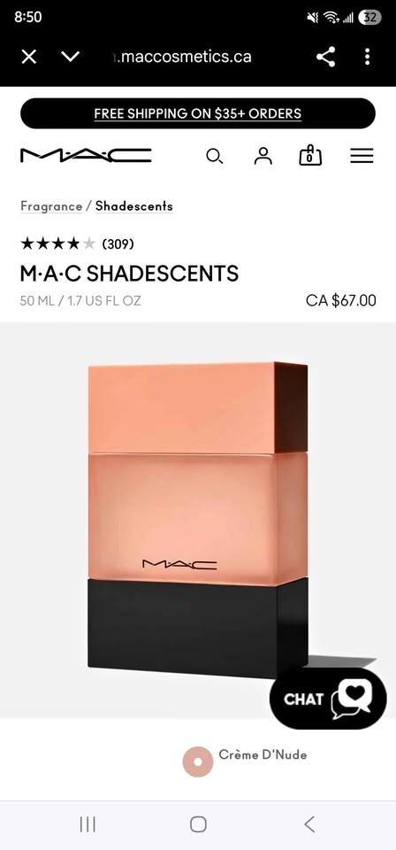 Mac scent