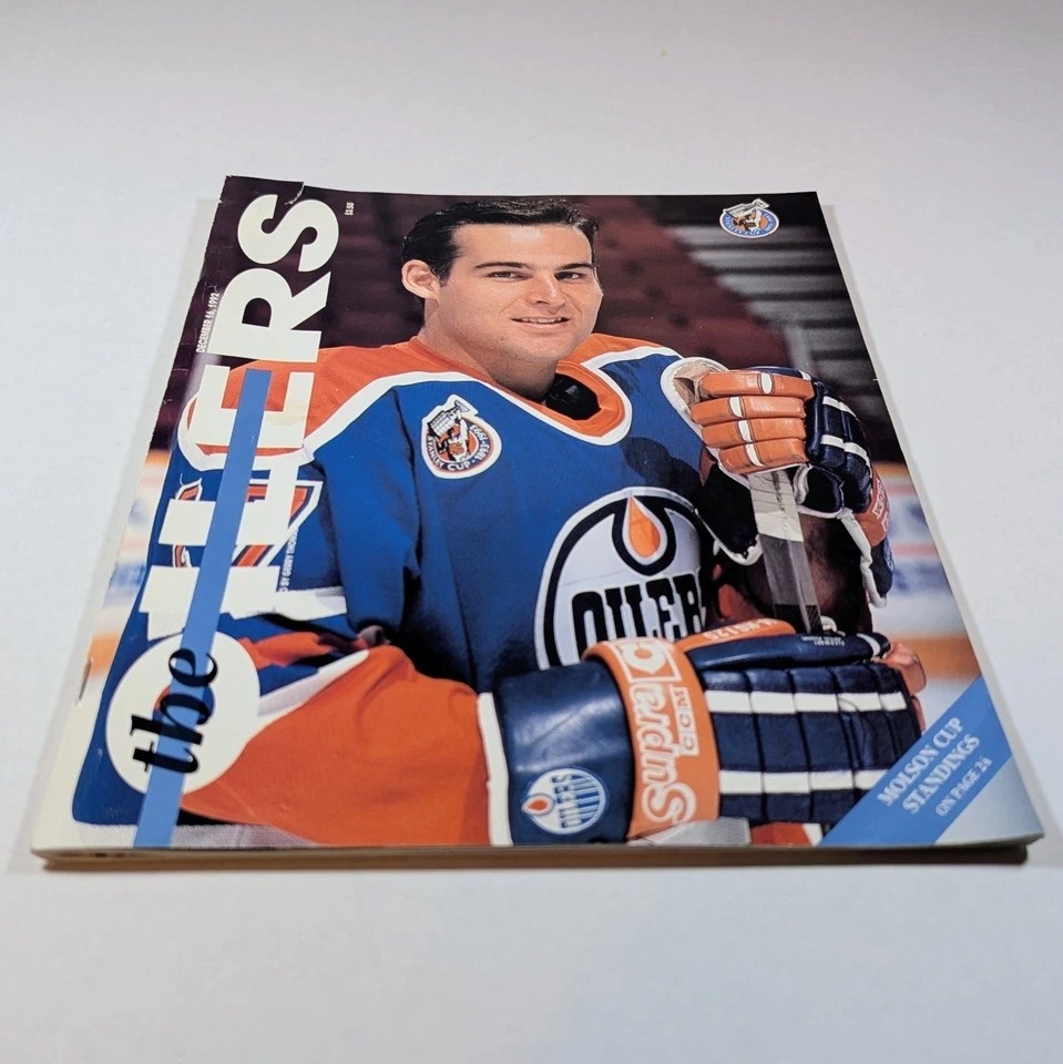 Edmonton Oilers VS Vancouver Canucks December 16, 1992 NHL Progr - photo 3