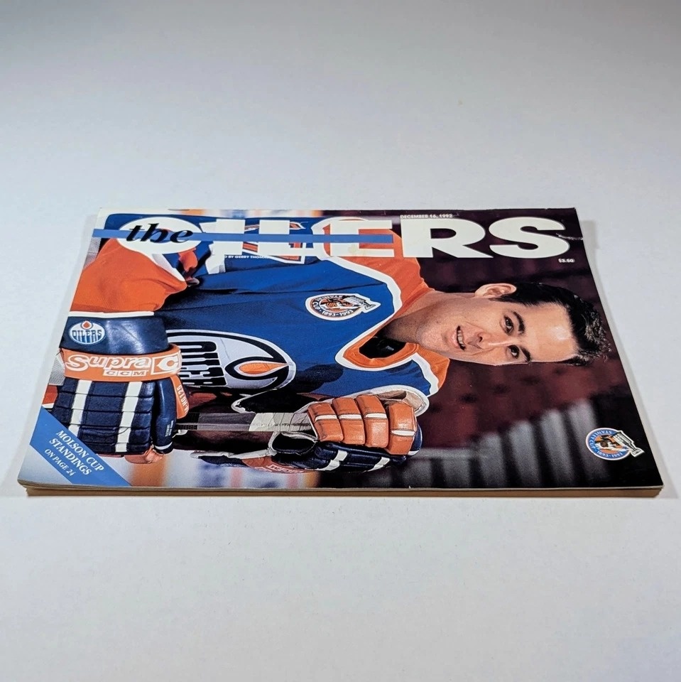 Edmonton Oilers VS Vancouver Canucks December 16, 1992 NHL Progr - photo 4