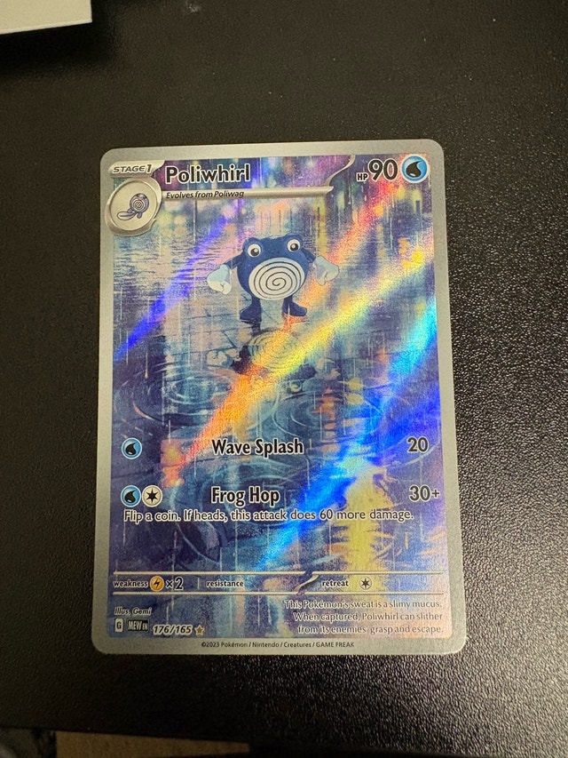 Pokemon TCG Poliwhirl 176/165 LP - photo 2