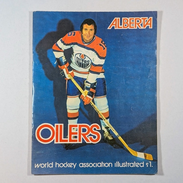 WHA Alberta Oilers Game Program Nov 14, 1972 - Vol