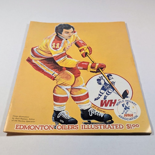 WHA Edmonton Oilers Program March 15, 1974 - photo 3