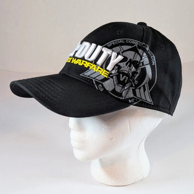 Call Of Duty Infinite Warfare Hat Black Large Stretch Back - photo 2