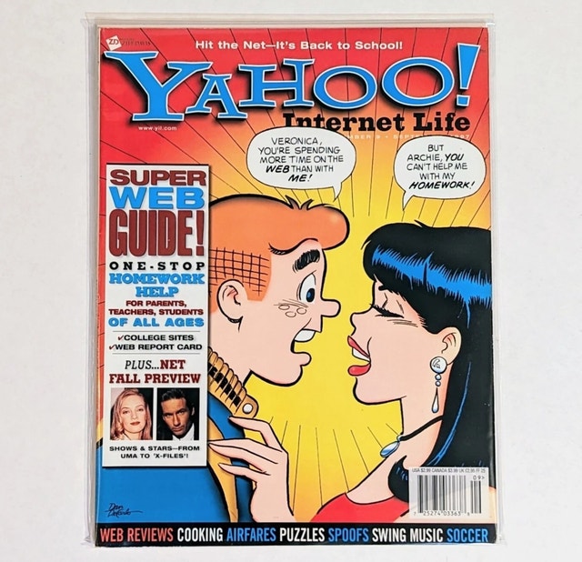 Yahoo! Internet Life Sept 1997 Archie & Veronica