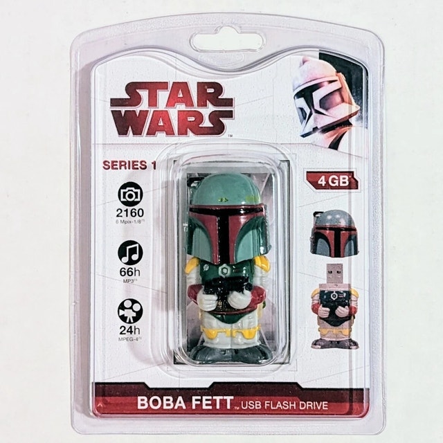 Star Wars Boba Fett USB Flash Drive 4GB – Tyme Machines 2009