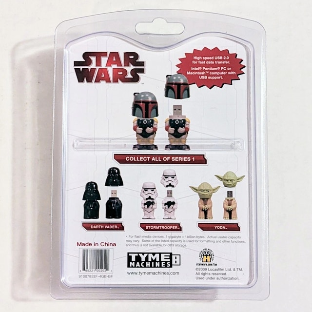 Star Wars Boba Fett USB Flash Drive 4GB – Tyme Machines 2009 - photo 5