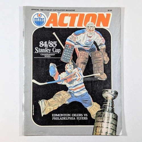 Edmonton Oilers 1984-85 Stanley Cup Series Oilers Action Program - photo 2