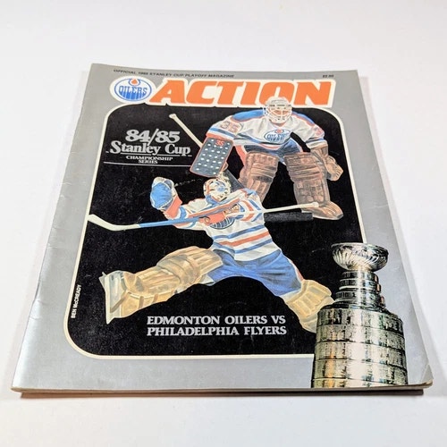 Edmonton Oilers 1984-85 Stanley Cup Series Oilers Action Program - photo 3