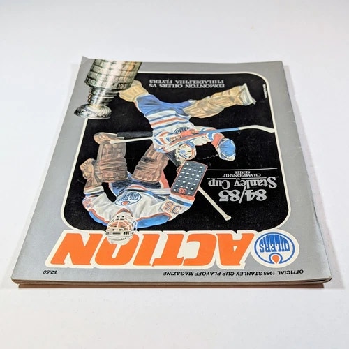 Edmonton Oilers 1984-85 Stanley Cup Series Oilers Action Program - photo 5
