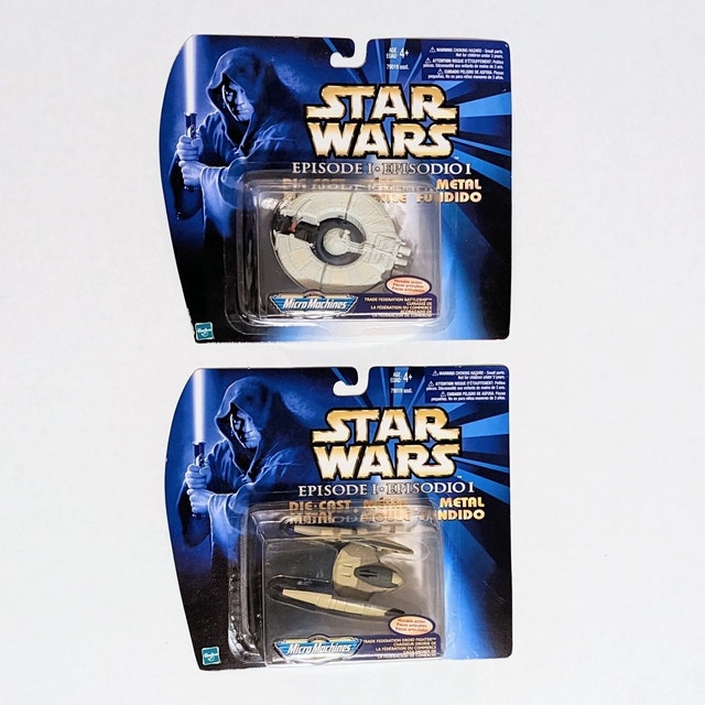 Star Wars Episode 1 Micro Machines Die Cast 1998 Lot of 2
