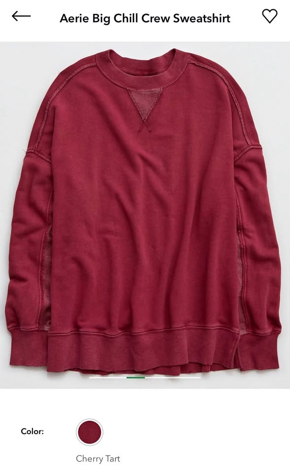 Aerie Red Sweater