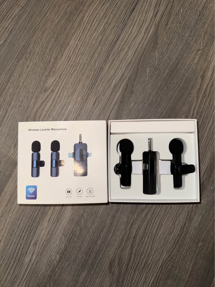 Dual Wireless Lavalier Microphone Set – Plug & Play - photo 2