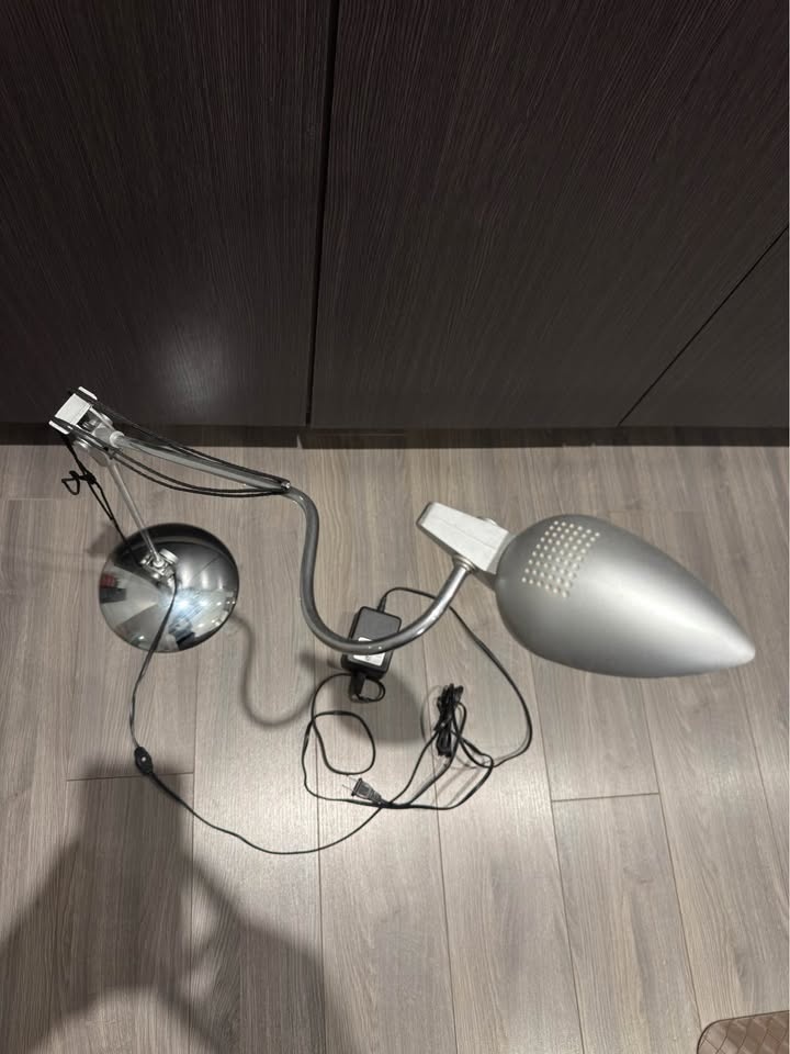 Modern Adjustable Chrome Floor / Desk Lamp - photo 2