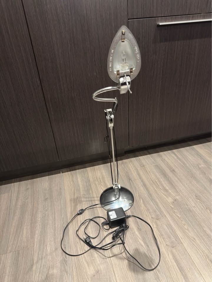 Modern Adjustable Chrome Floor / Desk Lamp - photo 3