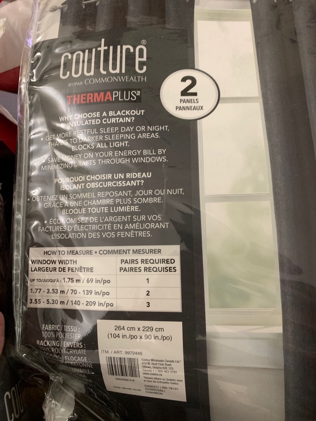 Curtain set of 2