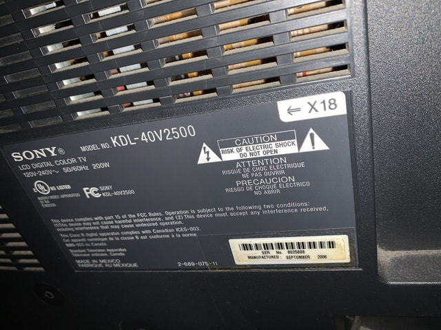 50 inch Sony TV - photo 2