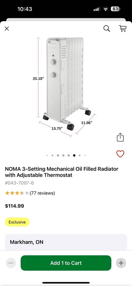 Heater Noma