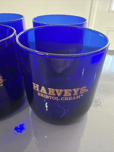 Set Of 4 Harveys Bristol Cream Glasses - photo 2