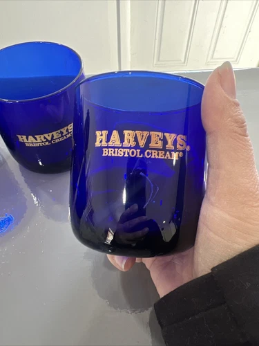Set Of 4 Harveys Bristol Cream Glasses - photo 4