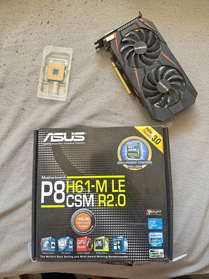 Asus Motherboard + GTX 1060 GPU