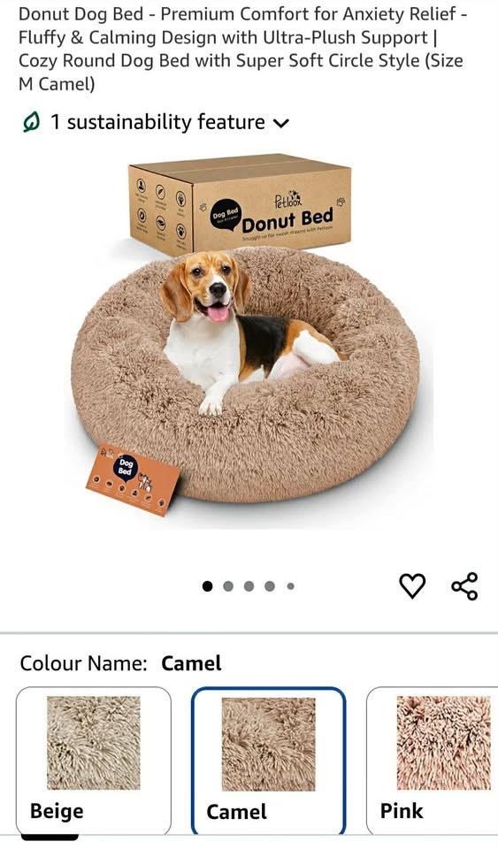Brand new donut dog bed