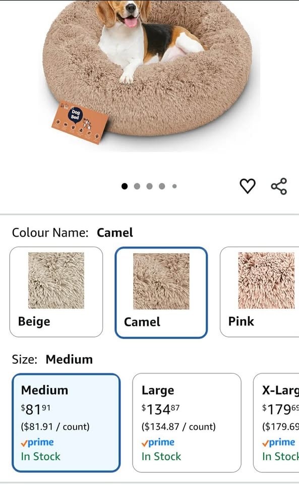 Brand new donut dog bed - photo 2