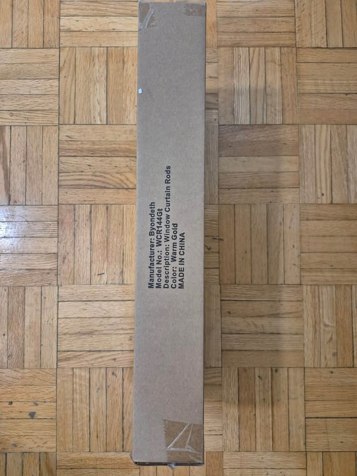 Brand new Curtain Rods for window adjustable - photo 4