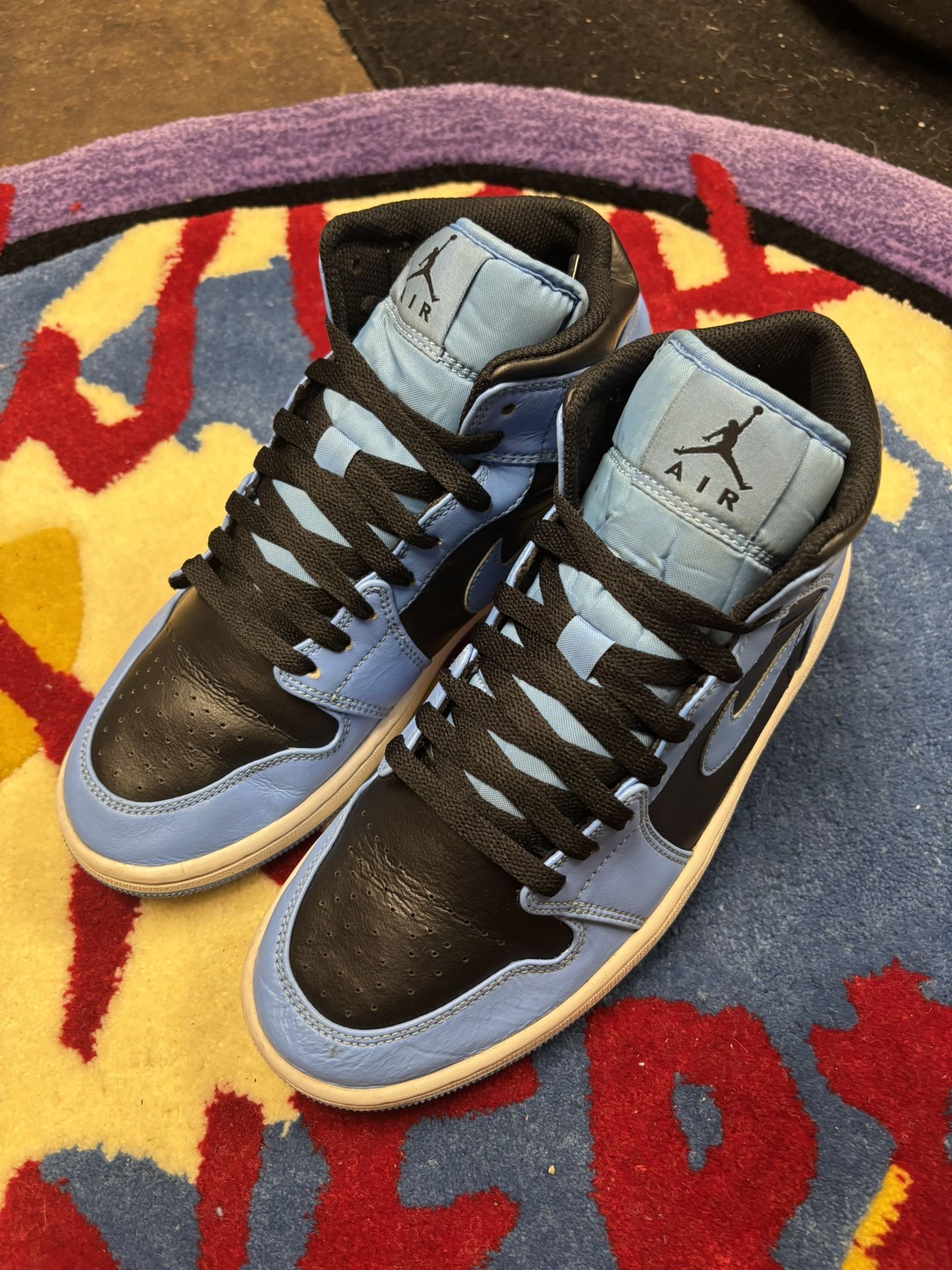 Air Jordan 1 Mid University Blue - photo 2