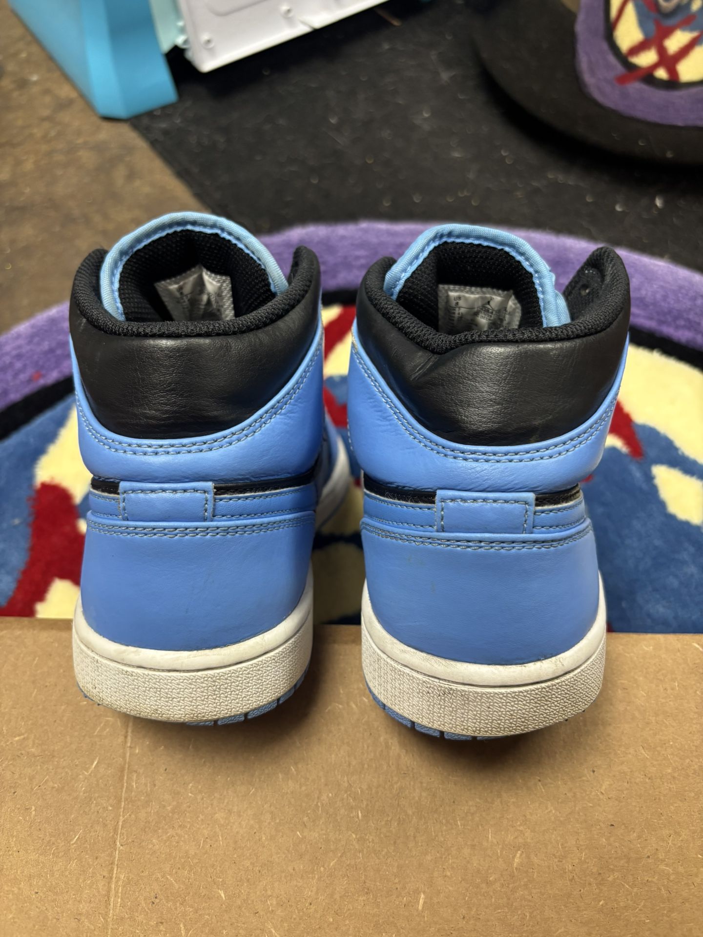 Air Jordan 1 Mid University Blue - photo 4