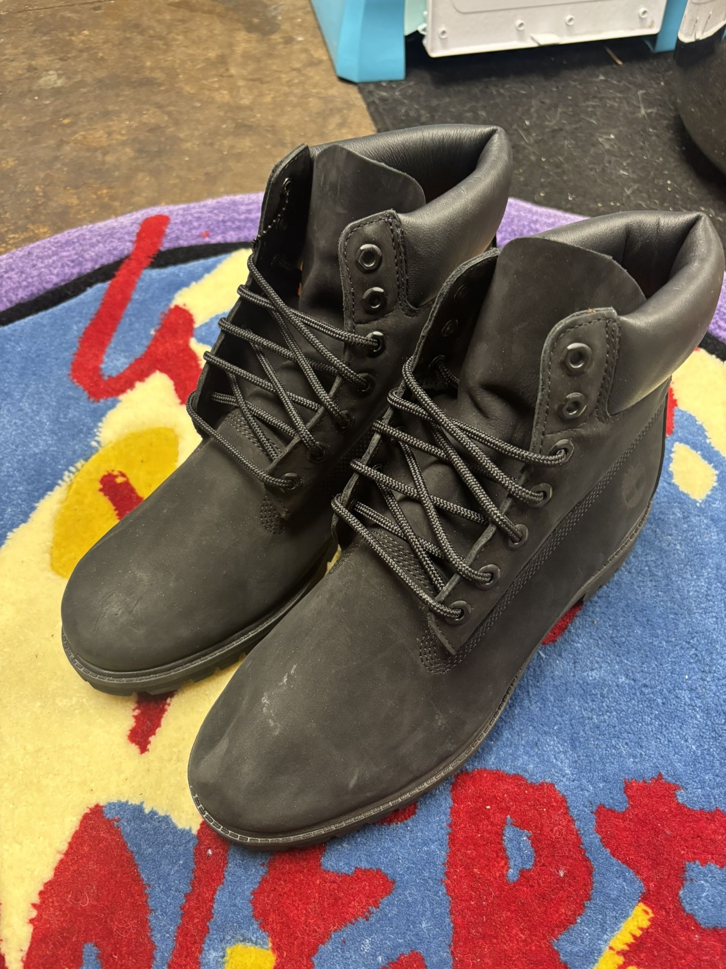 All Black Timberland Boots - photo 2