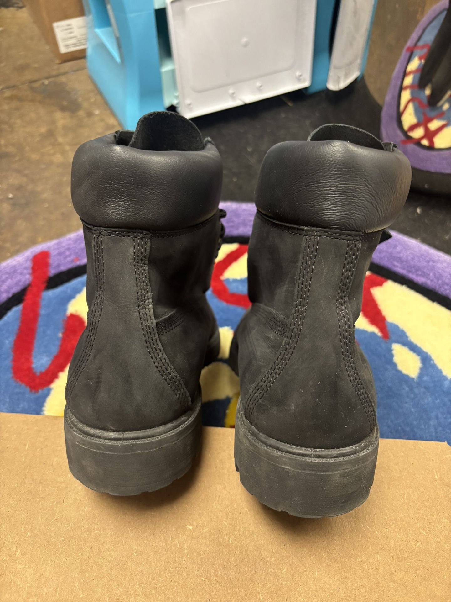 All Black Timberland Boots - photo 4