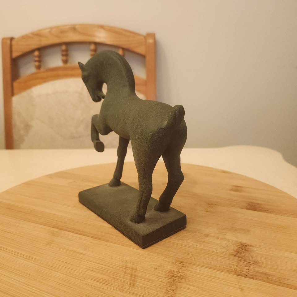 Cast Bronze Horse Statue, Franklin Mint, 1985 - photo 2