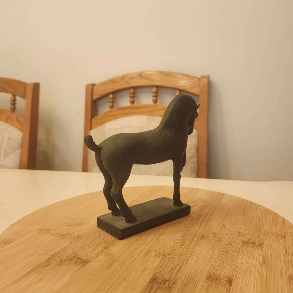 Cast Bronze Horse Statue, Franklin Mint, 1985 - photo 3