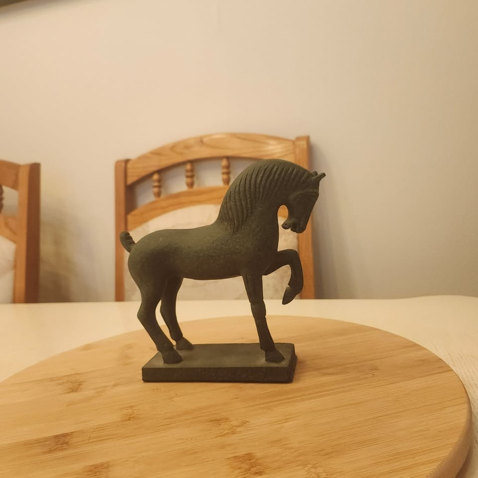 Cast Bronze Horse Statue, Franklin Mint, 1985 - photo 4