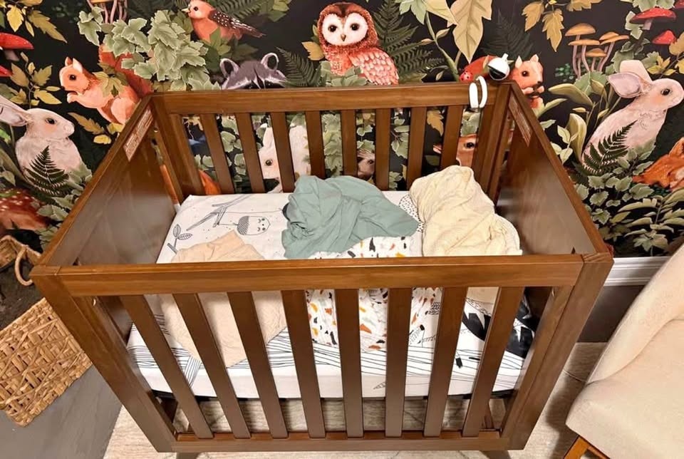 Mini crib mattress, protector and sheets - NEW