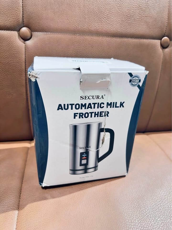 Secura Automatic Milk Frother & Warmer – Stainless Steel