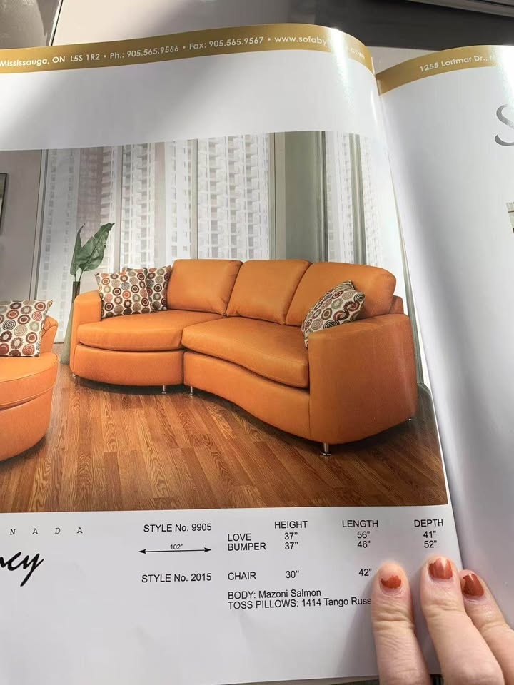 Modern Grey Fabric Couch / Sofa – Excellent Condition - photo 2