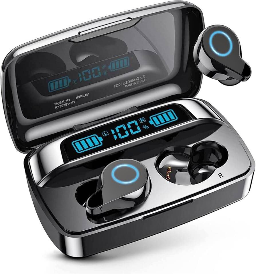 Wireless Earbuds with Power Bank Case