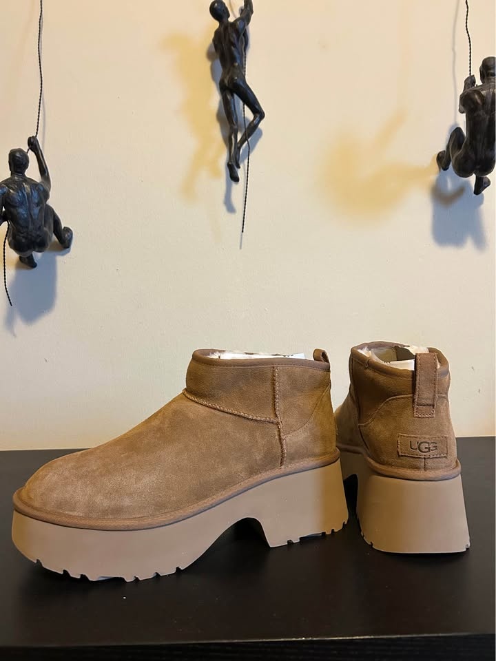 UGG Classic Ultra Mini New Heights - Chestnut - Size 12 - photo 2