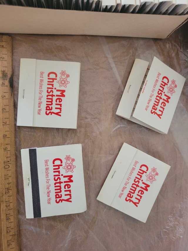 31 New pack Vintage Merry Christmas Eddy Match Co. - photo 2