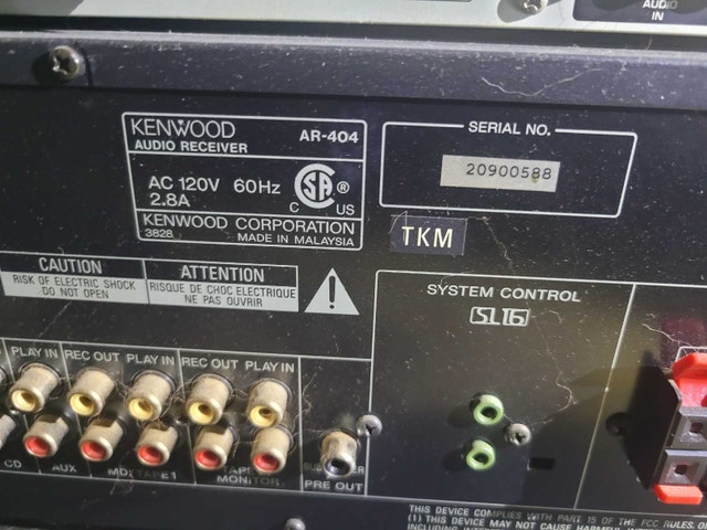 Kenwood Audio Receiver Ar-404 - photo 5