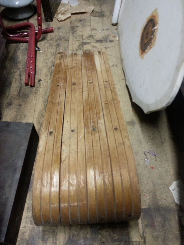 Antique Eskimo Lund Child Toboggan Sled Preston - photo 5