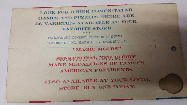 3 x 1957 Puzzle Card Magic trick Canada Japan - photo 3