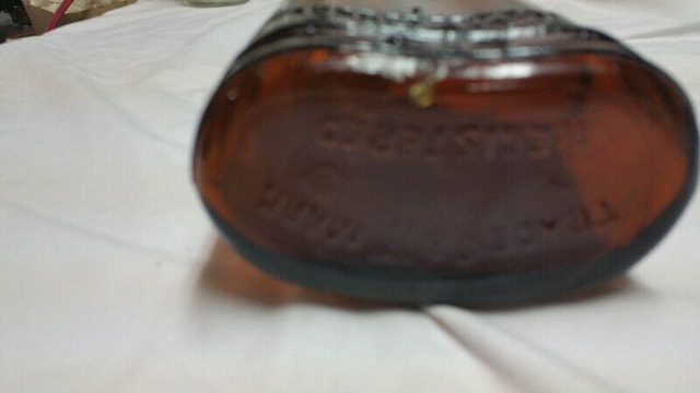 VINTAGE BROWN BOTTLE 1832 DISTILLERS whiskey G&W EMBOSSED - photo 5