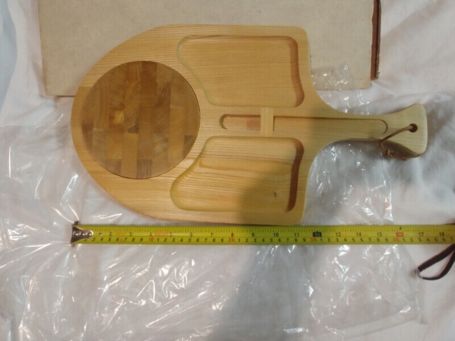 New Vintage Wood Cheese cutting board Japan - photo 3