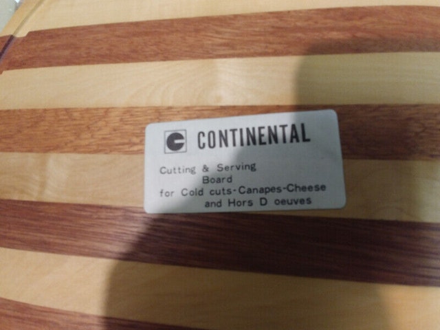 Vintage New Continental wood cutting Serving board - photo 2