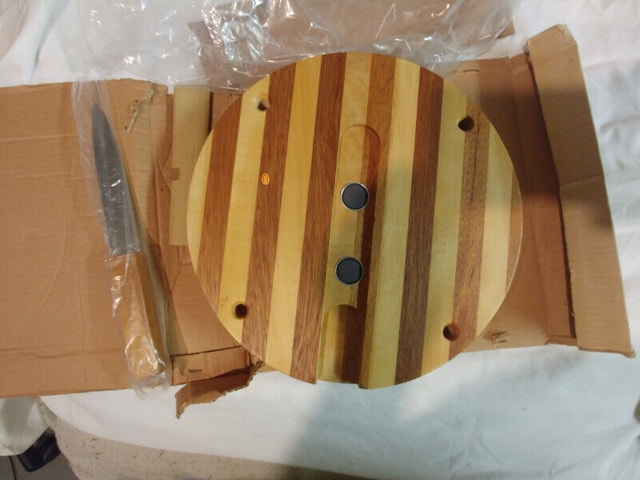 Vintage New Continental wood cutting Serving board - photo 4