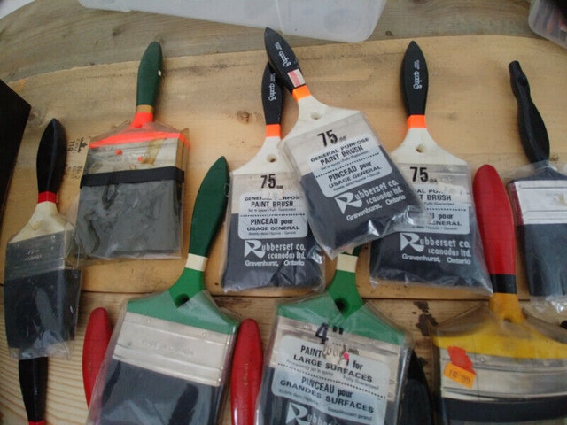 LOT 110 NEW RUBBERSET VINTAGE PAINT BRUSH PURE BRISTLE - photo 3