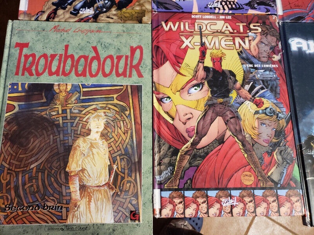 9 French Hard cover Comic books X man Tintin - photo 3